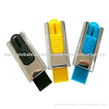 2GB Slider USB Flash Drives with 128MB Capacity